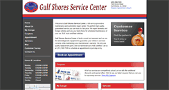 Desktop Screenshot of gulfshoresservicecenter.com